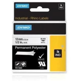 Dymo IND Permanent Polyester labels 12 & 19mm